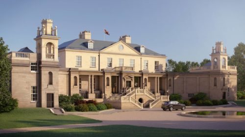 Langley Park House- Exterior. Exterior Mouldings